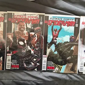 Miles Morales Spider-Man comics from 2011-12 (6, 8, 9 and 10)
