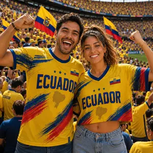 Personalized Ecuador Soccer Jersey, Custom Name Number Ecuador Jersey Adult Youth Kid, Ecuador Football Family Matching Shirt open for sale