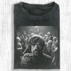 Game of Thrones Tyrion Lannister Drinking Party T-Shirt, Funny Westeros Meme Graphic Tee, Unisex