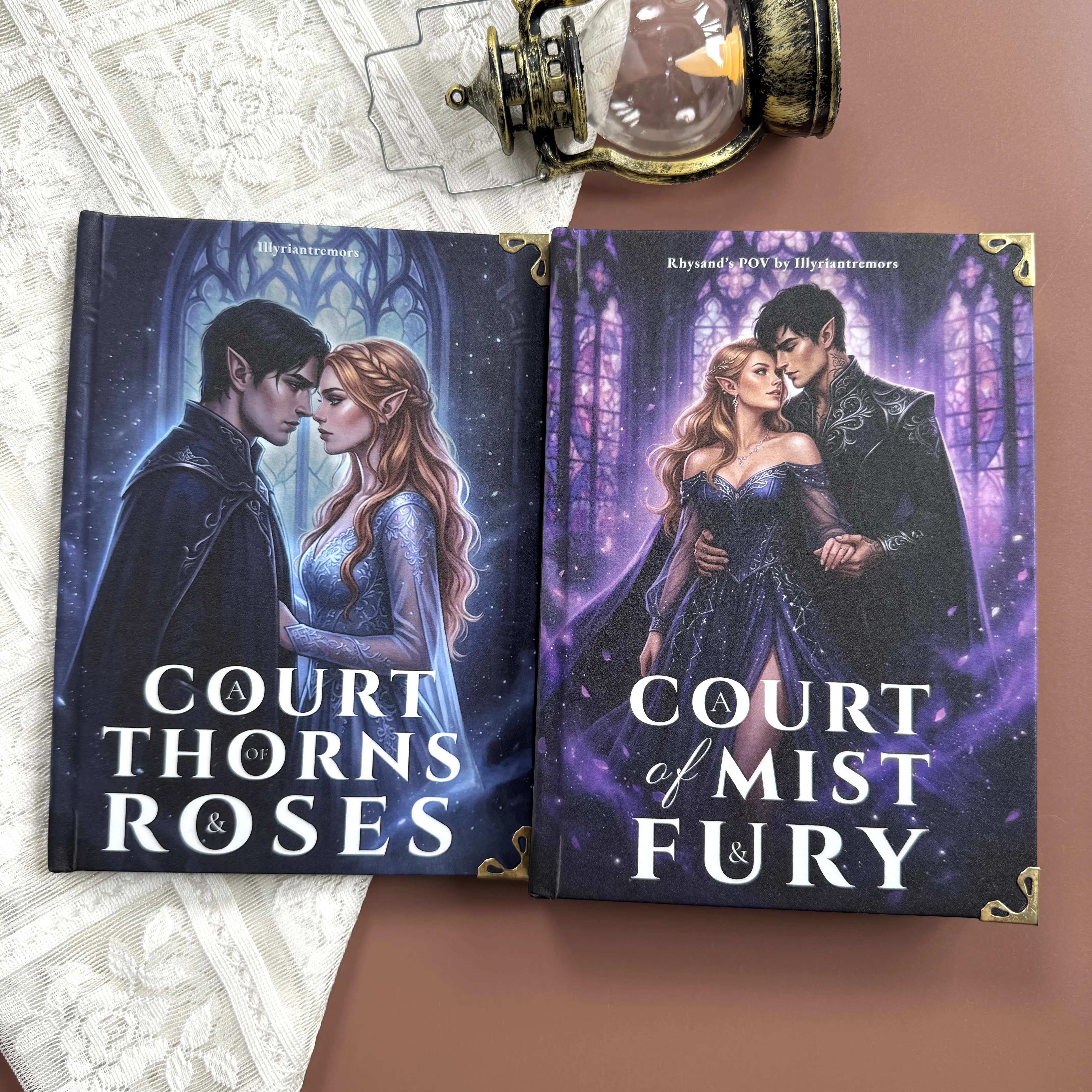 ACOTAR & ACOMAF Rhysand POV Custom Bound Books Handmade Hardcover Fanfic Set