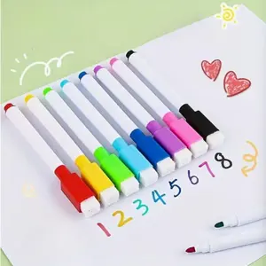 Dry Erase Marker Set, Colorful and Erasable Writing Pens, Creative DIY Art Tools for Home and School, Non-Toxic and Fast-Drying Office Supplies