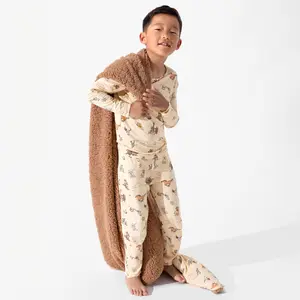 Cowboy Bamboo Sherpa Blanket