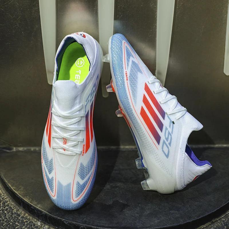 Men TF/FG Football Field Boots Futsal Non Slip Society Cleats Soccer Shoes Comfortable Ultralight Professional Football Shoes