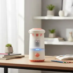 Kids Electric Pencil Sharpener, Touch-Free Auto-Sensing, Fully Automatic, 5 Tip Settings, USB-C Rechargeable, Fits 6.9–11mm No.2 & Art Pencils for Classroom