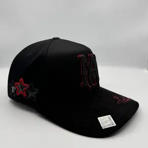 AMR Lineas Rojas Negra BiggBoss Snapback Hat AMR Lineas Rojas Negra BiggBoss Snapback Hat