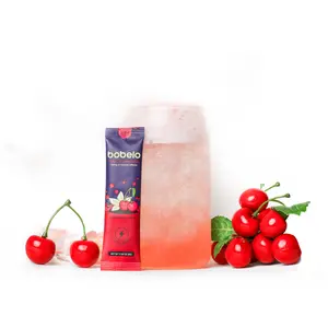 Bobelo Clean Energy Black Cherry Cream | Zero Sugar Fizz + Electrolytes Hydration Powder Drink Mix