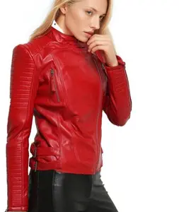 Grandeur 100% Real Sheepskin Coat Female Genuine Leather Jacket