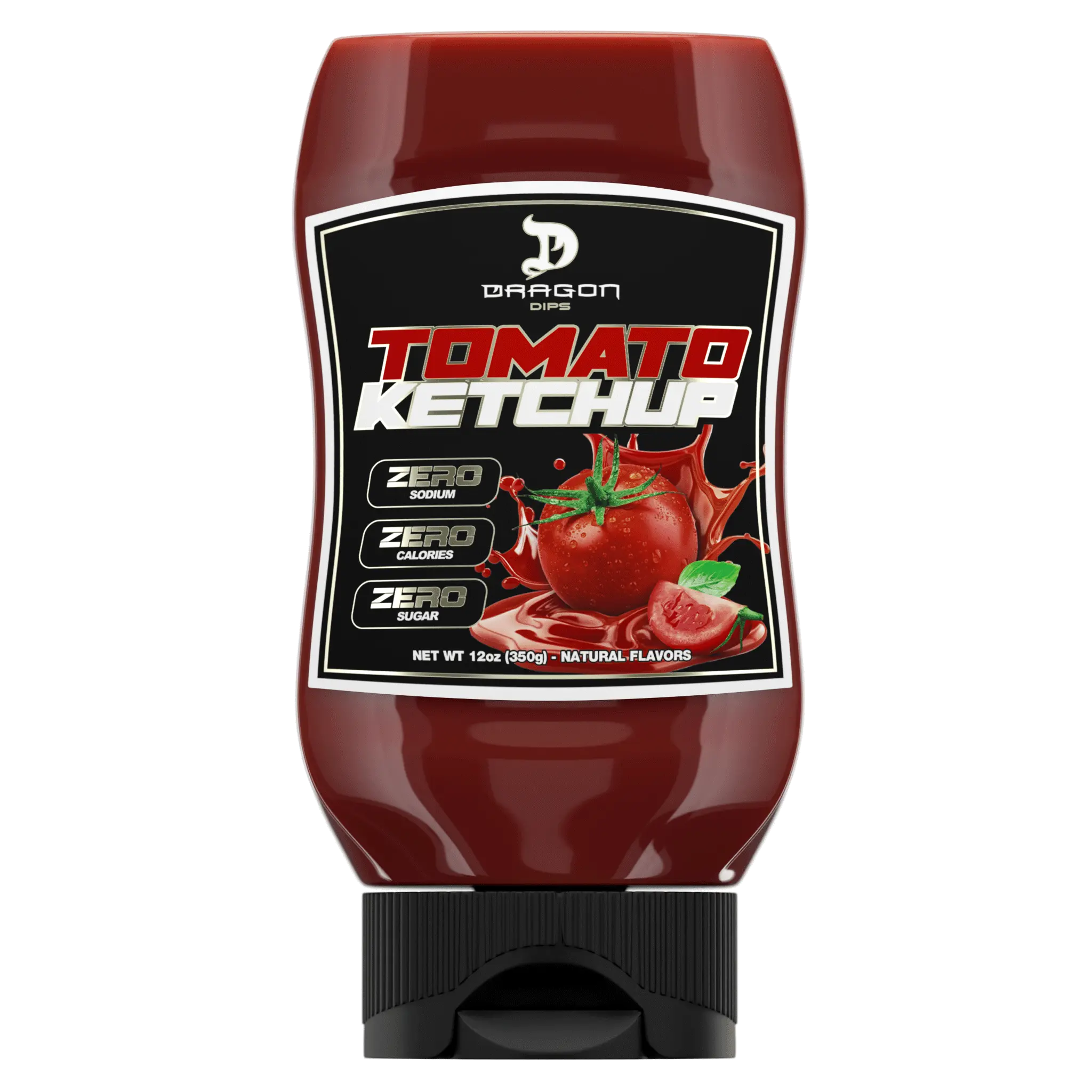 Dragon Dips Tomato Ketchup – Zero Sugar & Zero Sodium – 350g Dragon Dips Tomato Ketchup – Zero Sugar & Zero Sodium – 350g