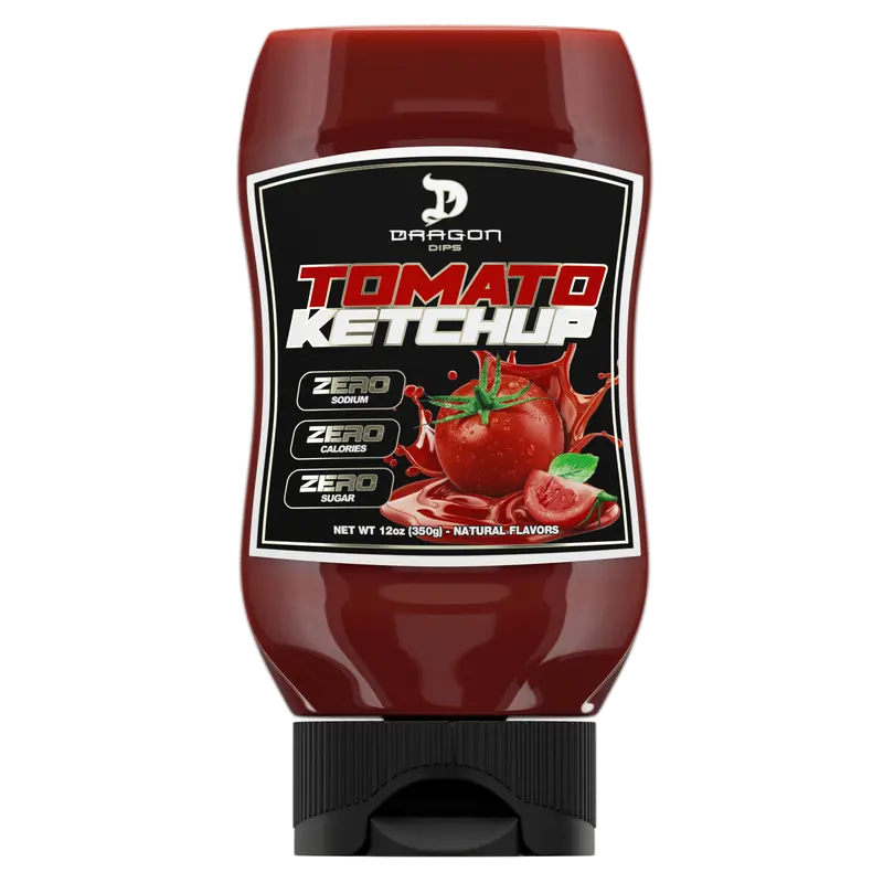 Dragon Dips Tomato Ketchup – Zero Sugar & Zero Sodium – 350g