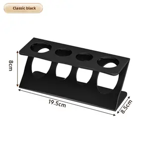 4-Slot Electric Toothbrush Holder, Modern Bathroom Countertop Organizer, Toothpaste Stand Storage Rack