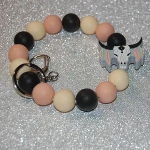 silicone beaded Keychains