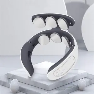 Portable Six-Head Cervical Massager with Adjustable Intensity Levels