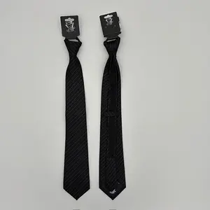 Legend or Lies Mens Lurex 3.2' Corbata Zipper Necktie