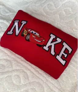 Machine embroidery design, cars red Embroidered Crewneck sweatshirt, hoodies, t-shirt