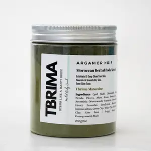 Tbrima| Moroccan Tabrima (Seqlla) Natural Exfoliating Herbs Skin Repair Skincare Body Scrub