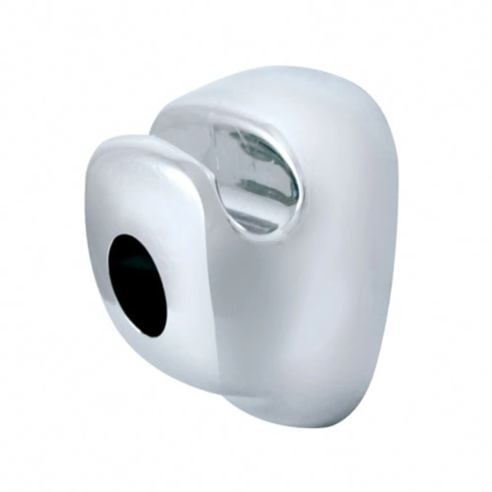 United Pacific Chrome Plastic Sunvisor Hook, Pack-Compatible for Peterbilt 2006 and Newer Vehicles (Automotive Car Interior Stowing & Tidying Accessory)