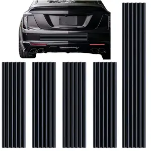 Car Bumper Guard Rear Bumper Protector  Car Bumper Protector Self Adhesive Rubber Guard for SUV Cars Trucks, No Residue Anti Scratch (Black)