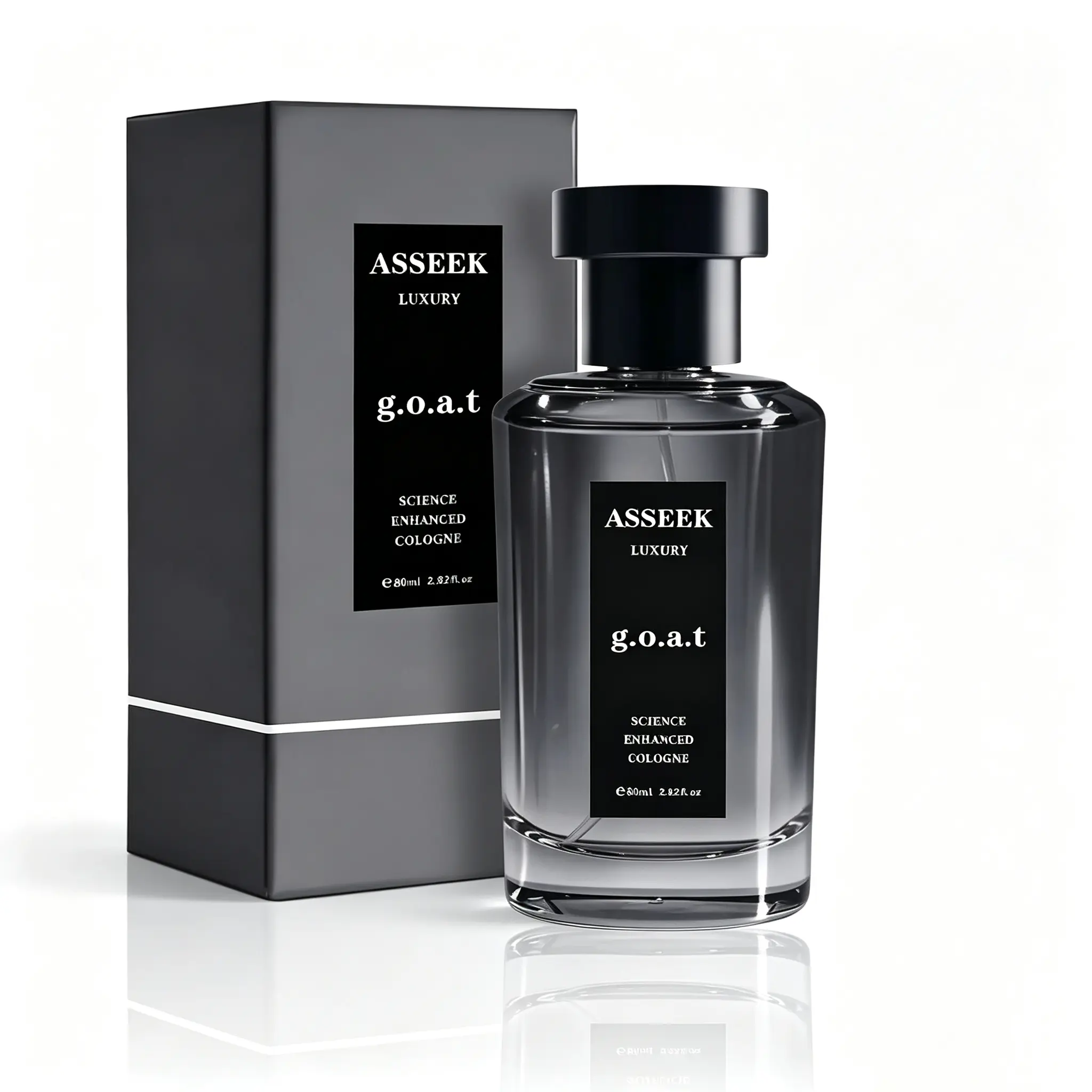 ASSEEK Midnight Marine Man EDP Intense 80ml (2.71oz), Captivating Ocean Woody Amber Men’s Cologne, Long Lasting Masculine Ocean Aroma, Ideal Fragrance Gift for Men