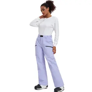 YEEFINE Womens Snowboard Pants Insulated Snow Ski Pants Waterproof Windproof Snow Pants Winter Warm Snowpants