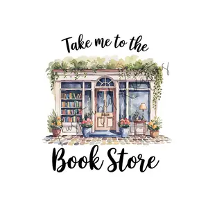 Take Me To The Book Store • T-shirt Tee Shirt Comfortable Unisex Top Sublimation Casual Graphic Shirts Cute Books Reader
