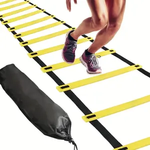 Agility Ladder Set with Storage Bag, Speed Training Equipment, Soccer Footwork Trainer, Durable Exercise Gear for Athletes