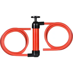 Fluid Transfer Pump Automotive, Oil Transfer Pump, Hand Pump Siphon, Multi-Use Hand Fuel Pump for Gas Oil and Liquids, RV Antifreeze Pump Kit, Siphon Pump for Fish Tank, Lawn Mower Pump