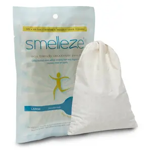 SMELLEZE Reusable Laundry Smell Removal Deodorizer Pouch: Removes Clothing Stink Without Scents