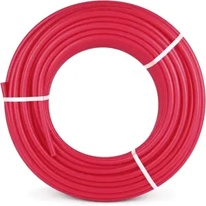 VEVOR PEX-B Pipe 2 Rolls of 1/2 Inch X 300 Feet, Oxygen Barrier Flexible Pipe Tubing, RedBlue for Hydronic Radiant EVOH Floor Heating, Water Plumbing Applications with Cutter ClampsVEVOR Super Brand Day
