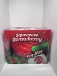Strawberry Squeeze Ball Stretchable Squishable Pokeable Toy