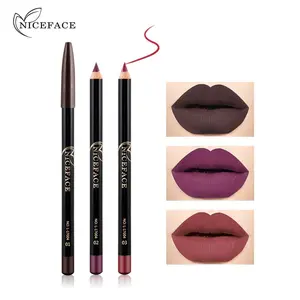 Nude Lip Liner Pencil Set 12 Colors Waterproof Matte Long-Lasting Natural Look Perfect for Everyday Use Enhances Your Lips Shape