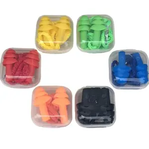 Silicone Rope Earplugs for Swimming Diving Snoring Noise Blocking Loss Prevention Design