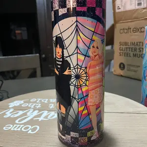 20oz tumbler Wednesday and Enid Bottle Drinkware