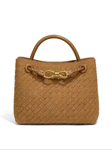 New Vintage Matte Handwoven Bag, Fashion Shoulder Crossbody Bag, Crossbody Shoulder Bags, Elegant Commuter Bag, Versatile Commuter Handbag, Ideal for Daily Use