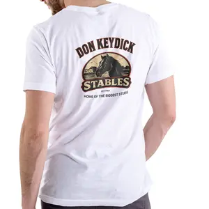 DON KEYDICK STABLES, Funny name T Shirt, Unisex Cotton