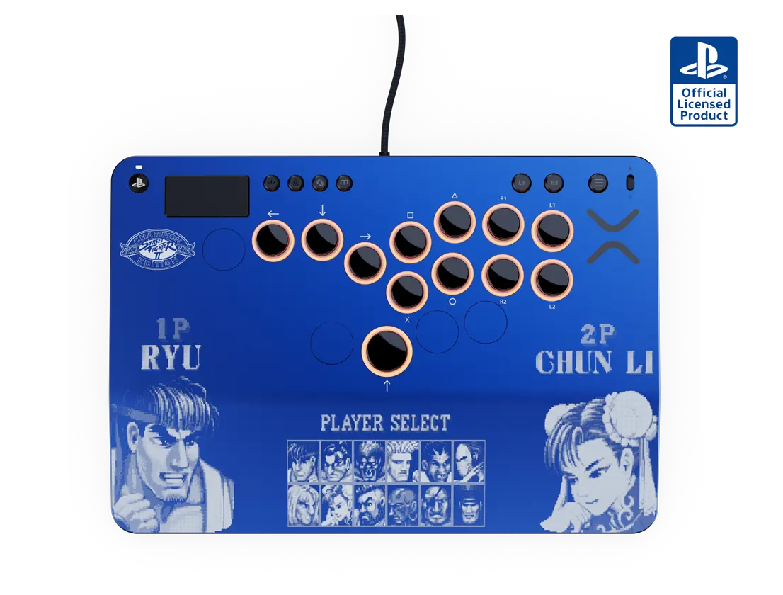 Victrix™ Pro KO Leverless Fight Stick – Street Fighter™ II: Champion Edition for PlayStation and Windows 10 & 11