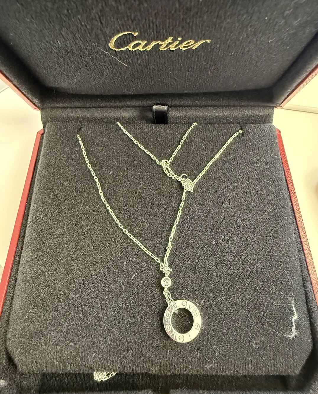Pre-owned CALUXJ Cartier Necklace