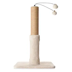 Vibrant Life Premium Paper Rope Cat Scratching Post with Ball Toy, Pack of 1 Shandong Dongyangtai Handicrafts Co., Ltd.