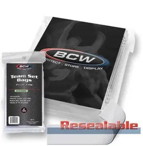 BCW Resealable Team Set Bags