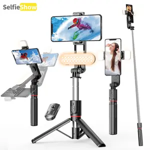 Detachable Beauty Light Selfie Stick, Extended Bluetooth-compatible Remote Anti-Shake Phone Tripod, Multi-Function Universal Mobile Stand, Tripod Stabilizer