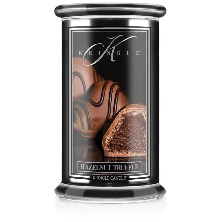 Hazelnut Truffle Large 2-Wick Candle – Highly Fragrant and Perfect for Relaxing Moments Soy Wax Fragrance Decor Scented