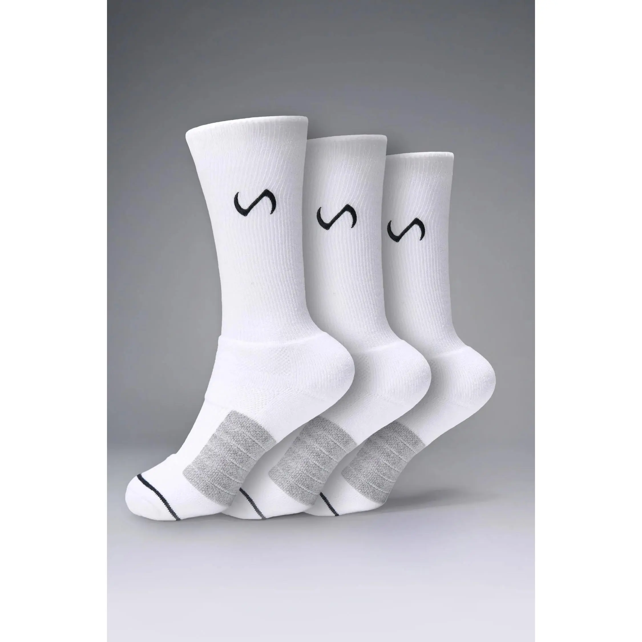 Unisex Performance Crew Socks 3 Pack