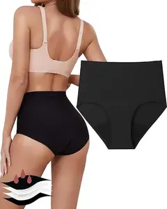 Women Period Reusable Incontinence Underwear High-Waist Panties for Heavy Flow and Bladder Leaks Leakproof Protection