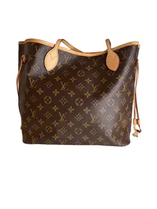 Pre-owned Louis Vuitton Coated canvas Shoulder Bags Pre Owed L26013102 LV Neverfull MM Monogram