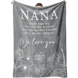 Nana ,  for Nana Blanket, Nana Birthday  from Grandkids, to My Nana  Throw Blanket, Christmas , grandma gift