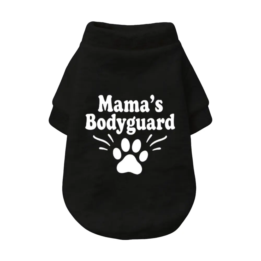 Pet Vest "Mama's Bodyguard" Themed Print, Breathable Thin Sleeveless Dog Vest, Suitable for Small and Medium Dogs and Cats, Summer Pet Apparel, Available in Multiple Colors