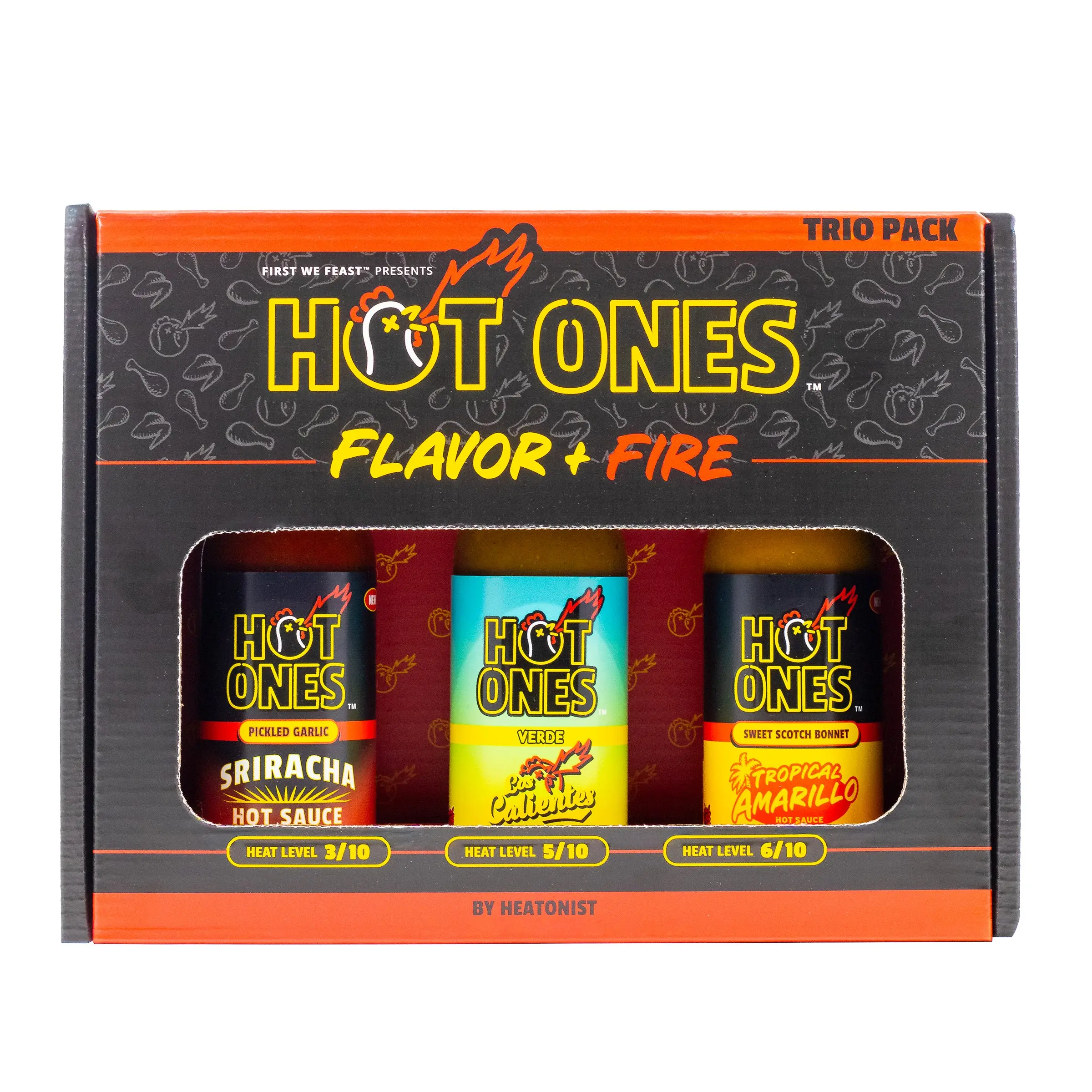 Flavor and Fire Trio Pack | Hot Ones Flavor and Fire Trio Pack | Hot Ones
