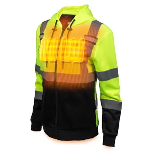 Beam Women's Workwear Heated High-Vis Hoodie heated  coat