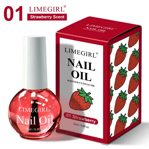 Limegirl Organic Nail Growth Oil, Moisturizing & Nourishing Formula, Vitamin & Fatty Acid Enriched, Promotes Healthy Nails, 100% Natural, Promotes Growth And Improves Overall Nail Health, Cuticle Care Oil, Nail Care Liquid, Nail Care Product
