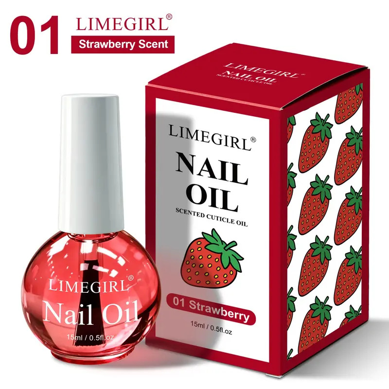 Limegirl Organic Nail Growth Oil, Moisturizing & Nourishing Formula, Vitamin & Fatty Acid Enriched, Promotes Healthy Nails, 100% Natural, Promotes Growth And Improves Overall Nail Health, Cuticle Care Oil, Nail Care Liquid, Nail Care Product