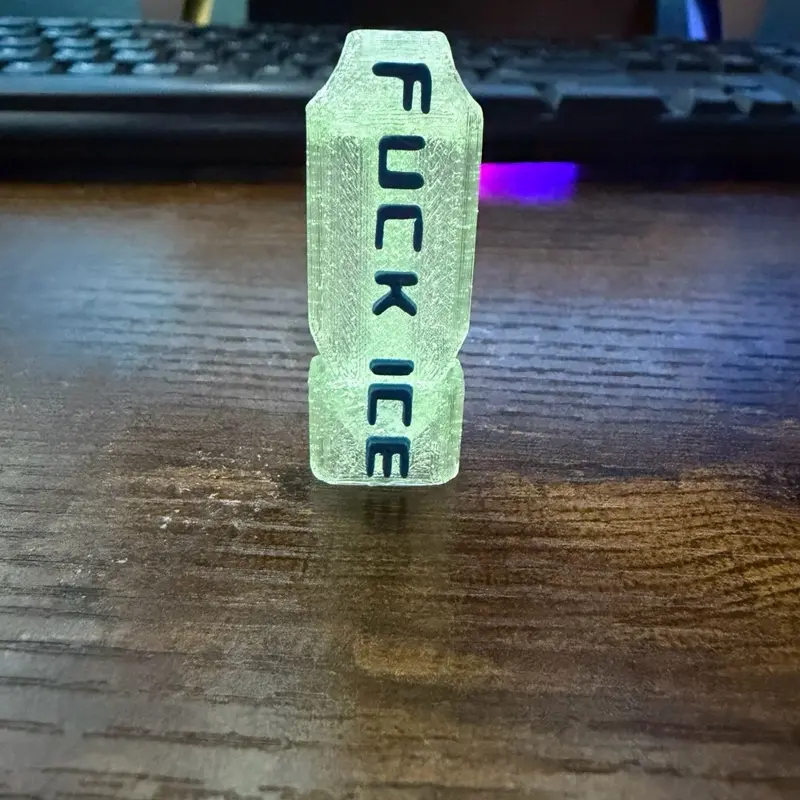 Glow-In-The-Dark Iced-Out Safety Whistle ‍